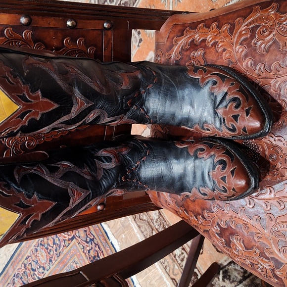 Vintage Scott Wayne Tres Outlaws cowboy boots  8 1/2 D men's or 10 1/2 women's - Picture 4 of 10